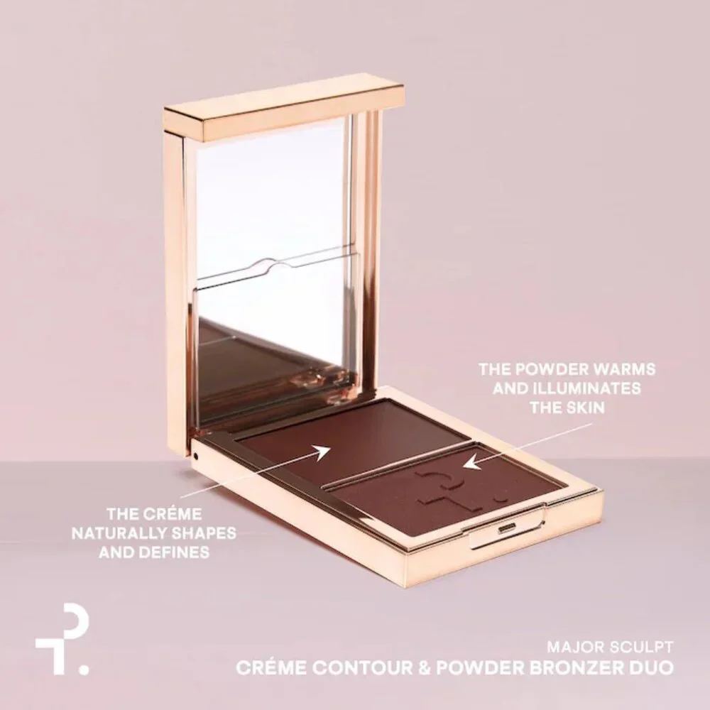 BNIB ✅ Patrick TA SHE'S DEFINED ( WARM DEEP) Contour & Powder Bronzer Duo